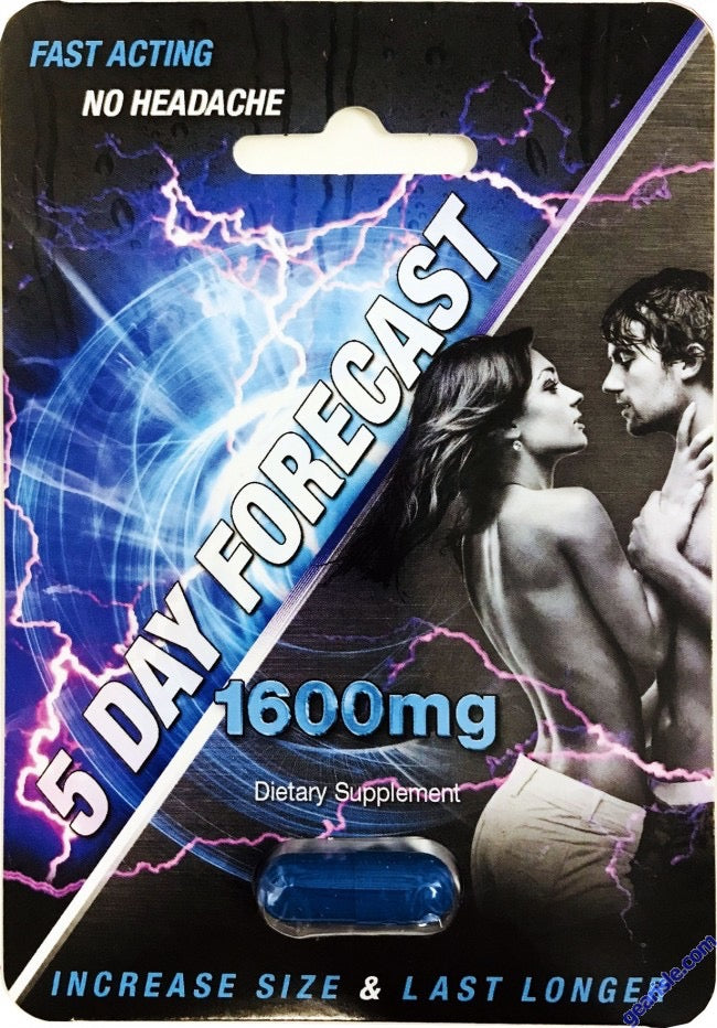 5 Day Forecast Pill — Natural Male Enhancement for Performance and Stamina