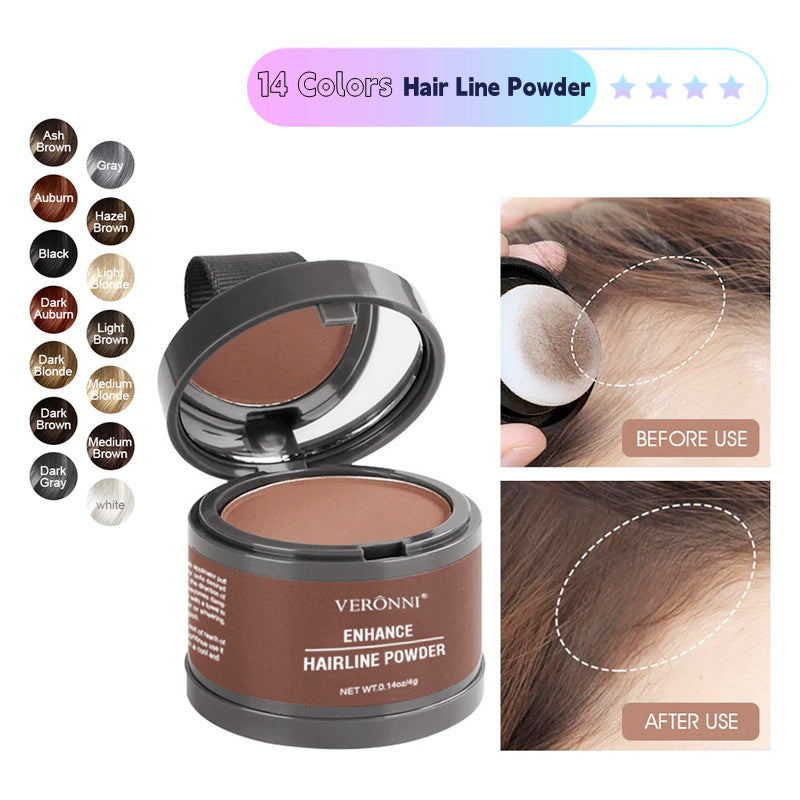 14 Color Hair Line Powder Black Root Up Natural Instant Waterproof