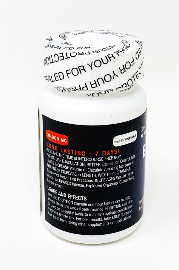 Eruption 35000mg – Fast-Acting Male Performance Pills (6ct) (Copy)