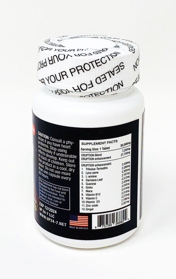 Eruption 35000mg – Fast-Acting Male Performance Pills (6ct) (Copy)